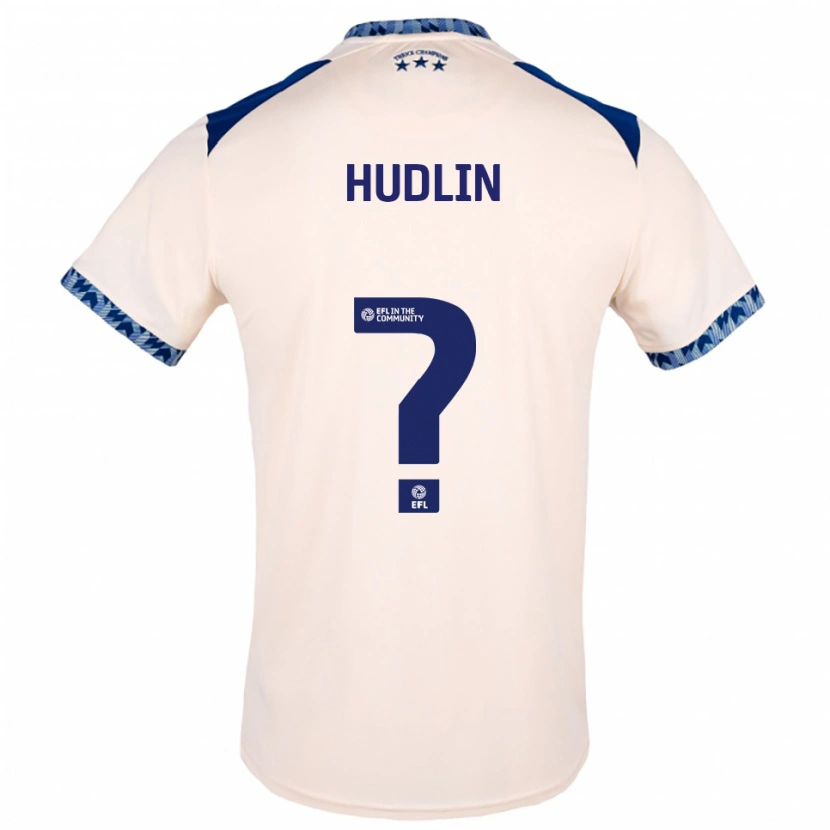Danxen Kinder Kyle Hudlin #0 Creme Marine Auswärtstrikot Trikot 2025/26 T-Shirt