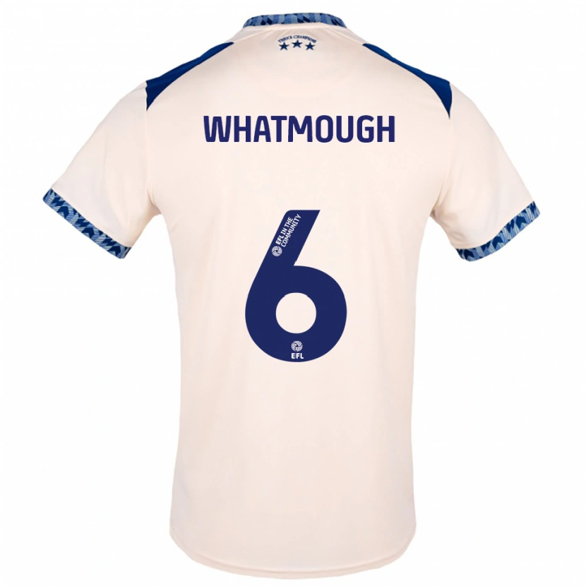 Danxen Kinder Jack Whatmough #6 Creme Marine Auswärtstrikot Trikot 2025/26 T-Shirt