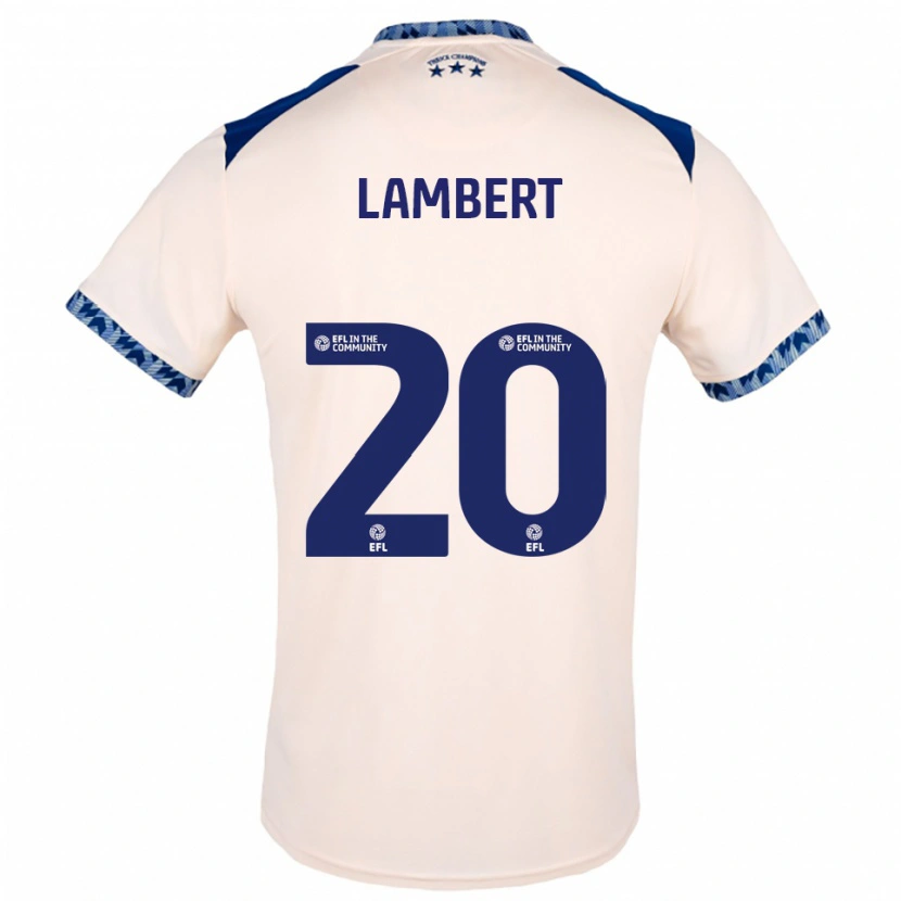Danxen Kinder Ellie Lambert #20 Creme Marine Auswärtstrikot Trikot 2025/26 T-Shirt
