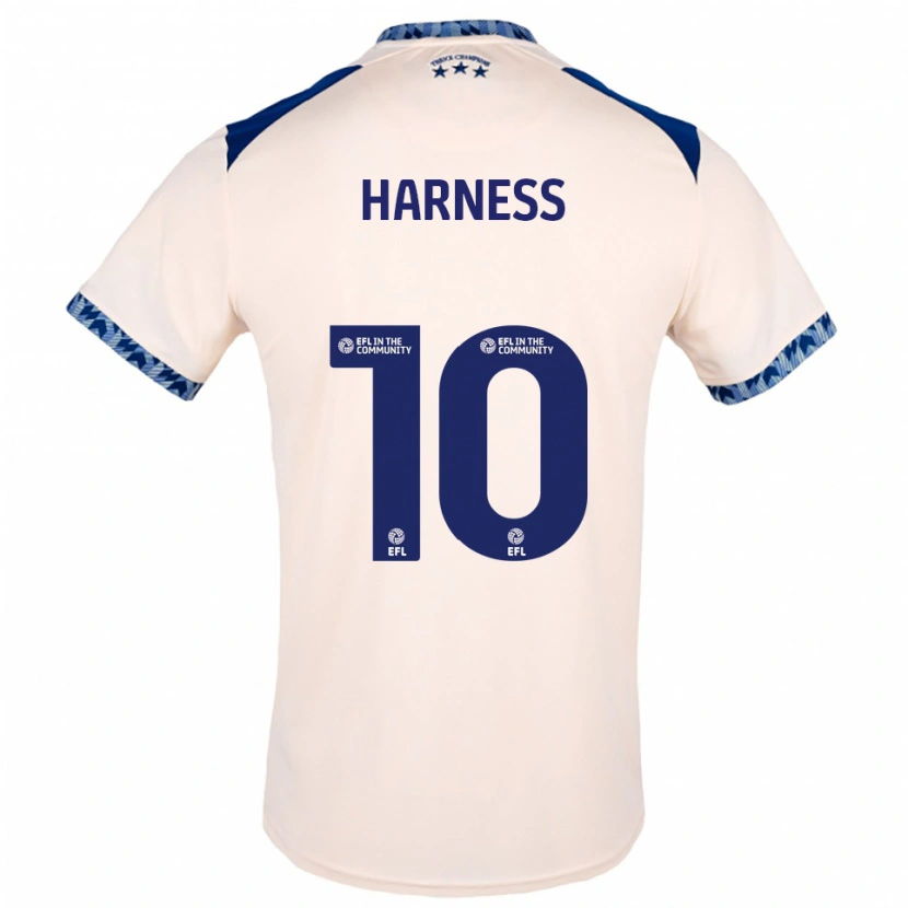 Danxen Kinder Marcus Harness #10 Creme Marine Auswärtstrikot Trikot 2025/26 T-Shirt