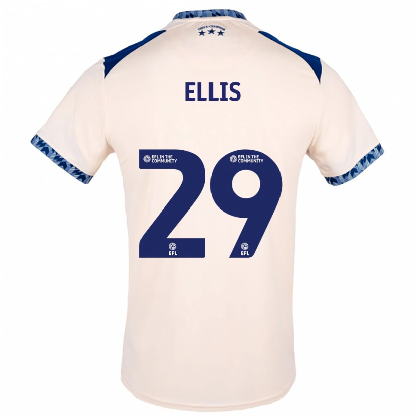 Danxen Kinder Molly Ellis #29 Creme Marine Auswärtstrikot Trikot 2025/26 T-Shirt