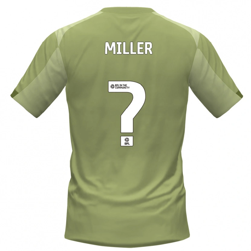 Danxen Kinder Courtney Miller #0 Salbei Champagner Auswärtstrikot Trikot 2025/26 T-Shirt