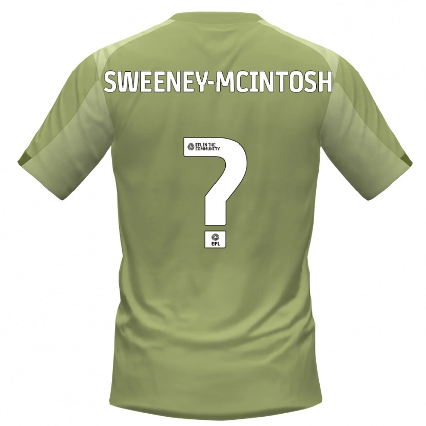 Danxen Kinder Brogan Sweeney-Mcintosh #0 Salbei Champagner Auswärtstrikot Trikot 2025/26 T-Shirt