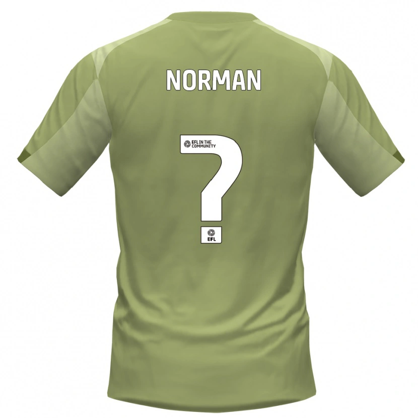 Danxen Kinder Freddie Norman #0 Salbei Champagner Auswärtstrikot Trikot 2025/26 T-Shirt