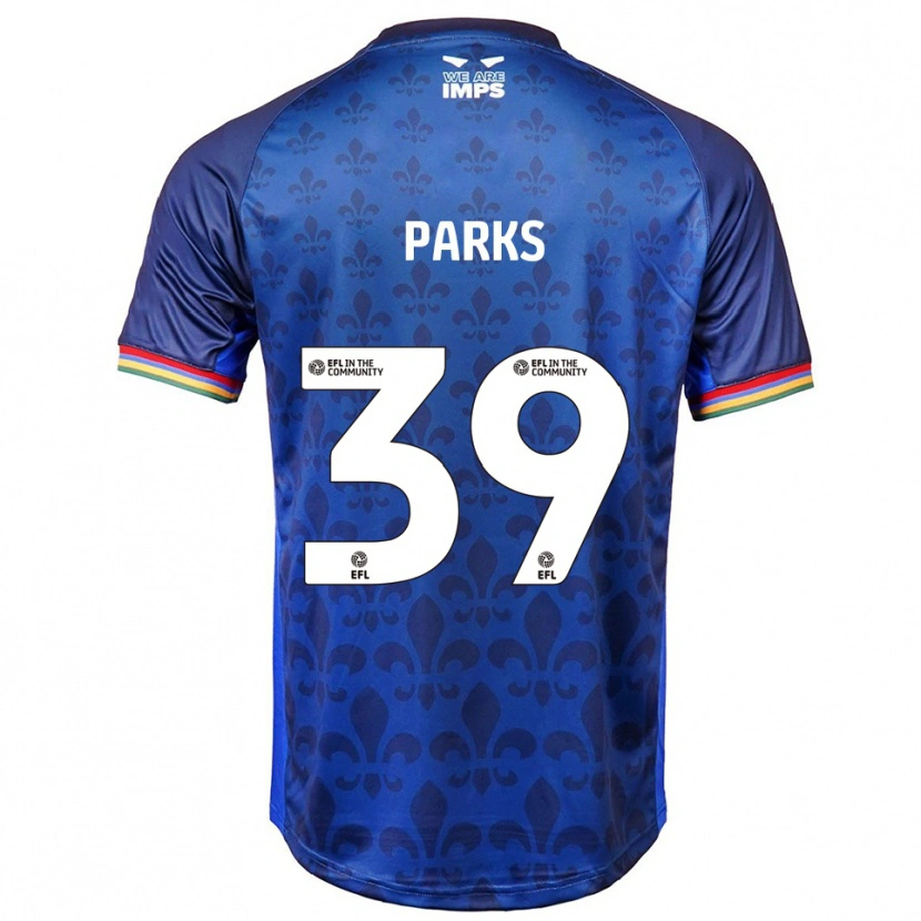 Danxen Kinder Charlie Parks #39 Blau Marine Auswärtstrikot Trikot 2025/26 T-Shirt