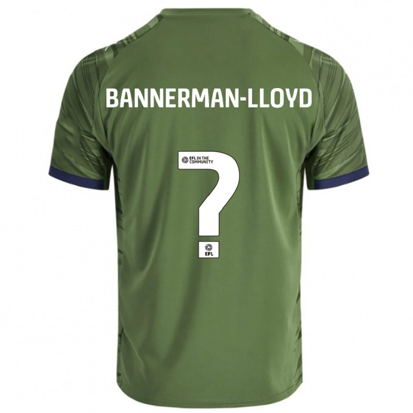 Danxen Kinder Macey Bannerman-Lloyd #0 Grün Weiß Auswärtstrikot Trikot 2025/26 T-Shirt