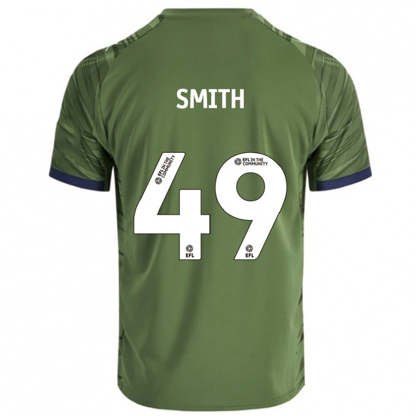 Danxen Kinder Bastian Smith #49 Grün Weiß Auswärtstrikot Trikot 2025/26 T-Shirt
