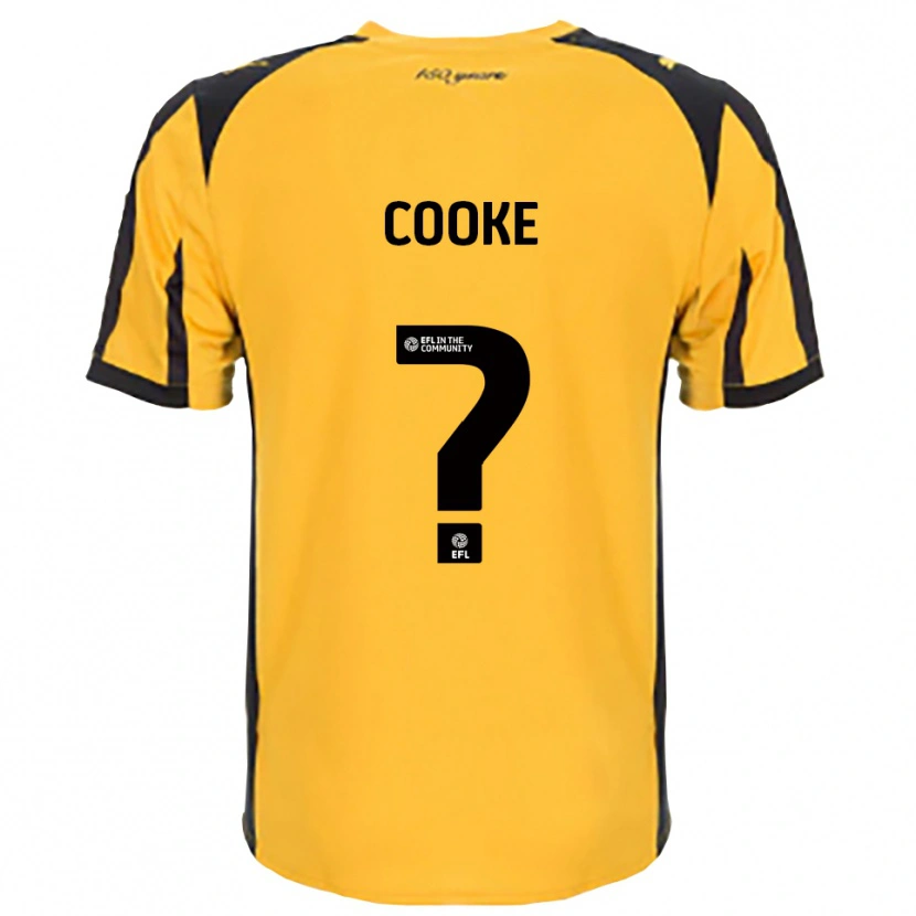 Danxen Kinder Alyssa Cooke #0 Orange Schwarz Auswärtstrikot Trikot 2025/26 T-Shirt