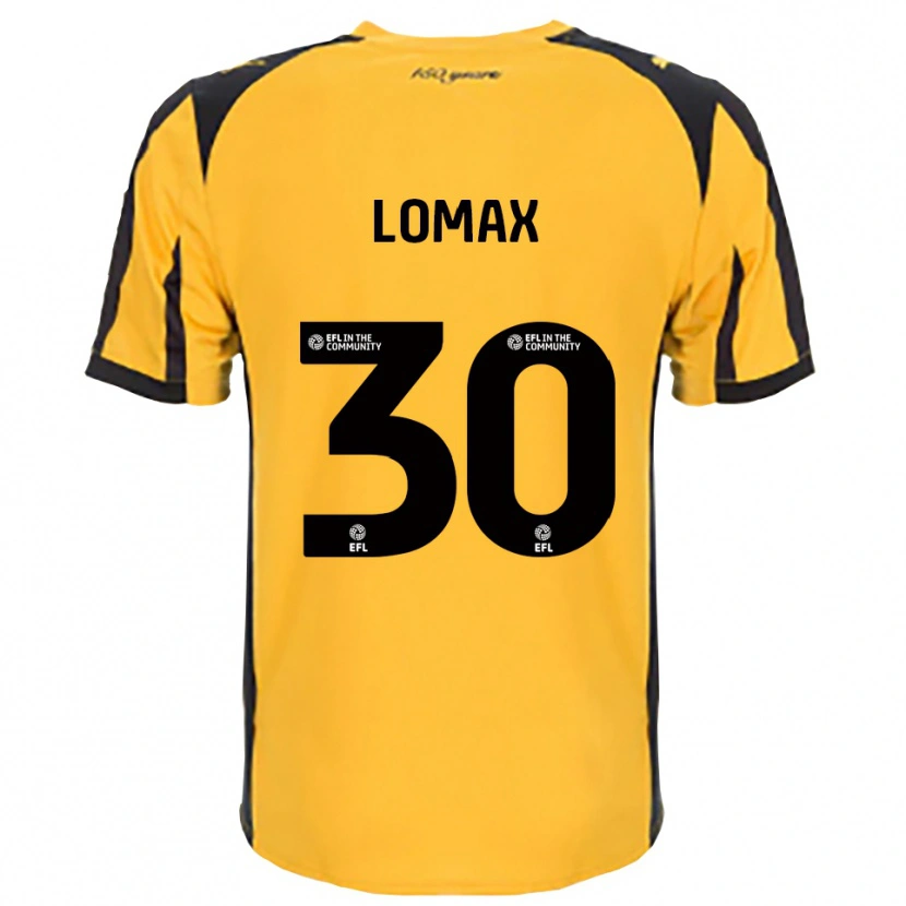 Danxen Kinder Ben Lomax #30 Orange Schwarz Auswärtstrikot Trikot 2025/26 T-Shirt