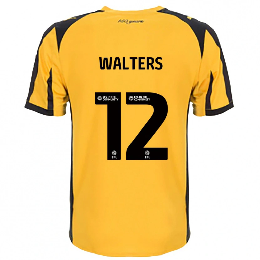 Danxen Kinder Rhys Walters #12 Orange Schwarz Auswärtstrikot Trikot 2025/26 T-Shirt