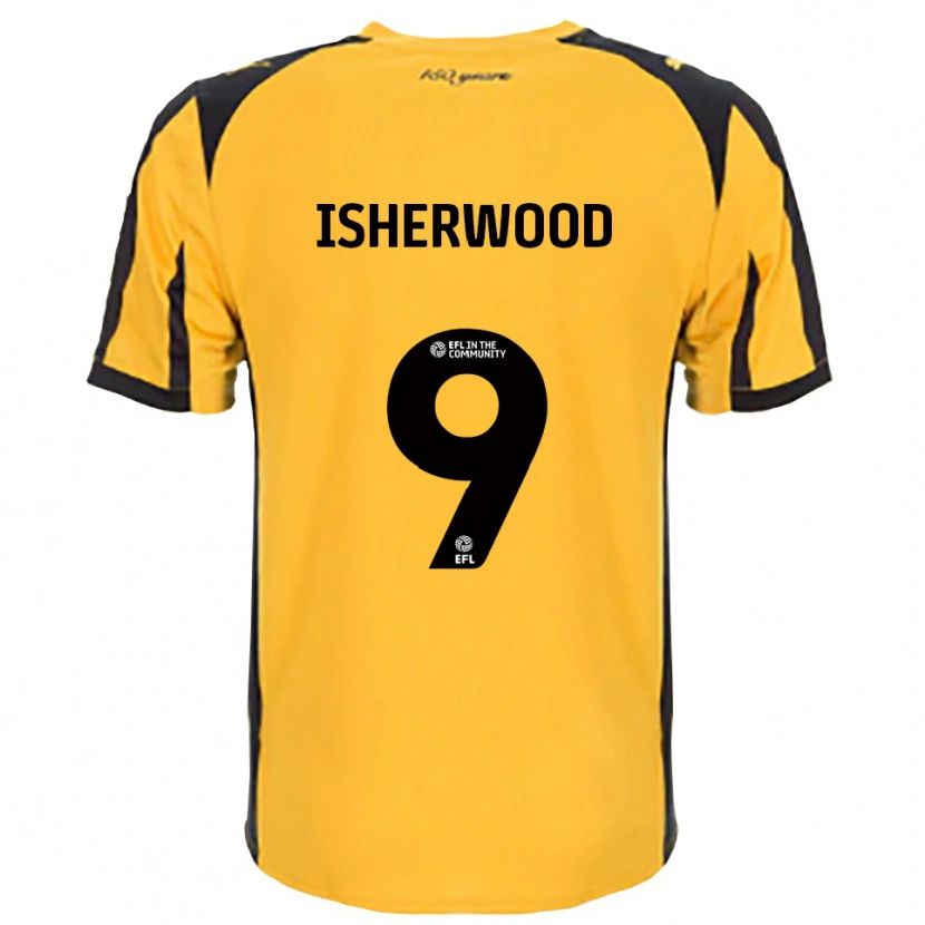 Danxen Kinder Macy Isherwood #9 Orange Schwarz Auswärtstrikot Trikot 2025/26 T-Shirt