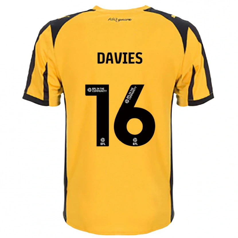 Danxen Kinder Cassie Davies #16 Orange Schwarz Auswärtstrikot Trikot 2025/26 T-Shirt