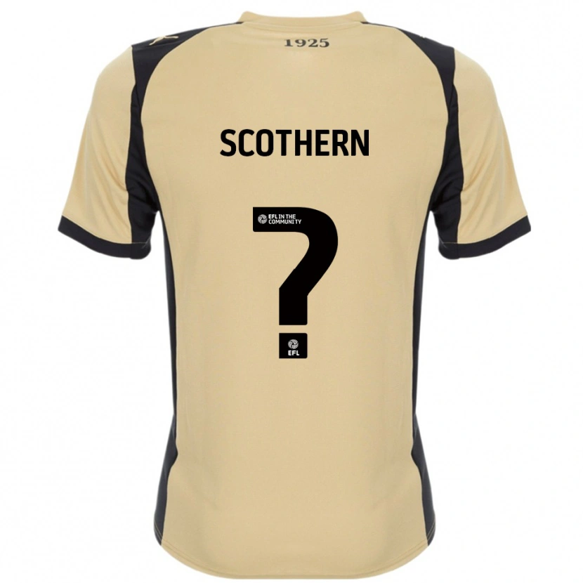 Danxen Kinder Ben Scothern #0 Gold Schwarz Auswärtstrikot Trikot 2025/26 T-Shirt