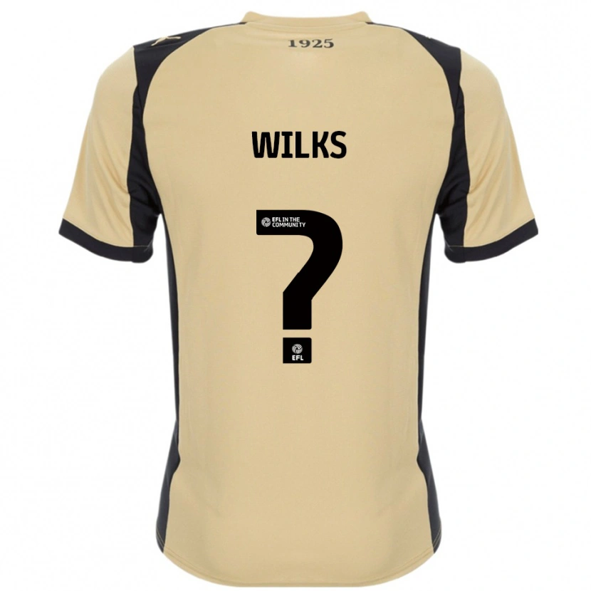 Danxen Kinder Mallik Wilks #0 Gold Schwarz Auswärtstrikot Trikot 2025/26 T-Shirt