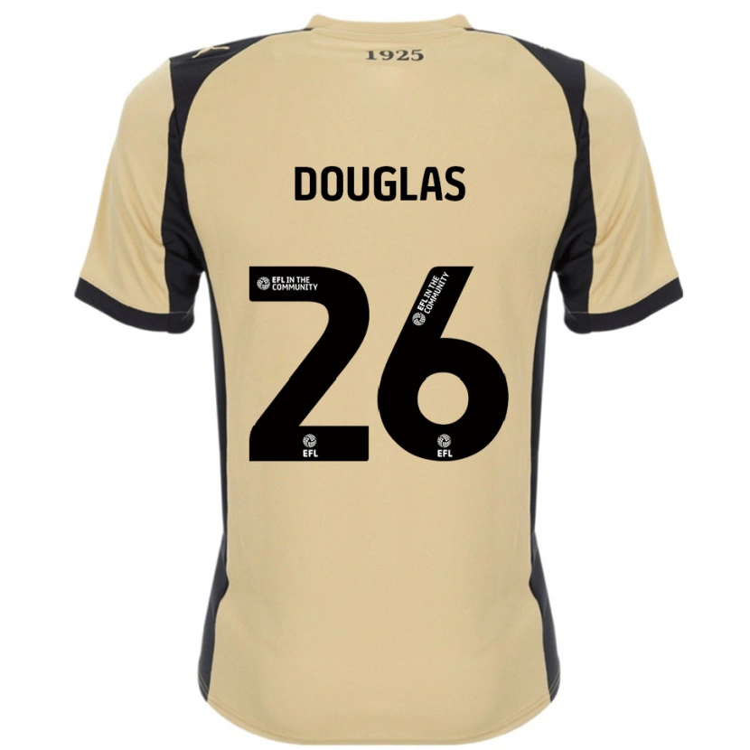 Danxen Kinder Hamish Douglas #26 Gold Schwarz Auswärtstrikot Trikot 2025/26 T-Shirt