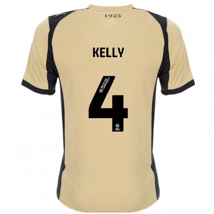 Danxen Kinder Liam Kelly #4 Gold Schwarz Auswärtstrikot Trikot 2025/26 T-Shirt