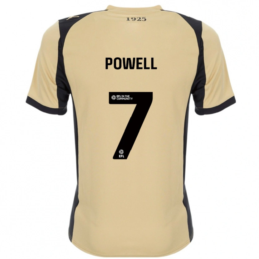 Danxen Kinder Joe Powell #7 Gold Schwarz Auswärtstrikot Trikot 2025/26 T-Shirt