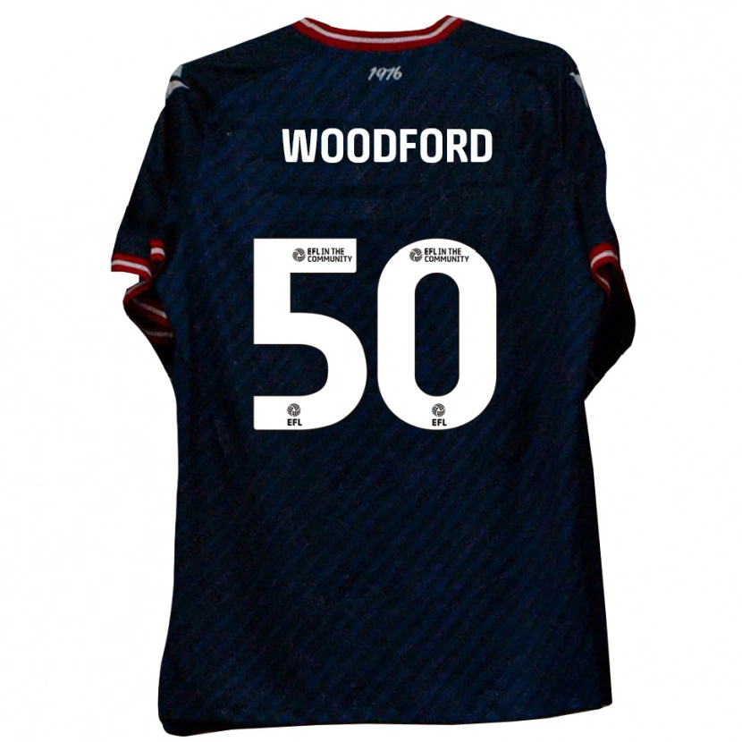 Danxen Kinder Max Woodford #50 Marine Rot Auswärtstrikot Trikot 2025/26 T-Shirt