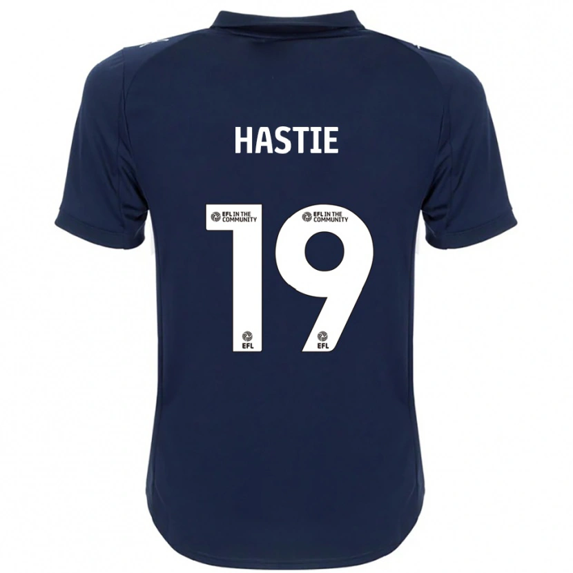 Danxen Kinder Aly Hastie #19 Marine Weiß Auswärtstrikot Trikot 2025/26 T-Shirt