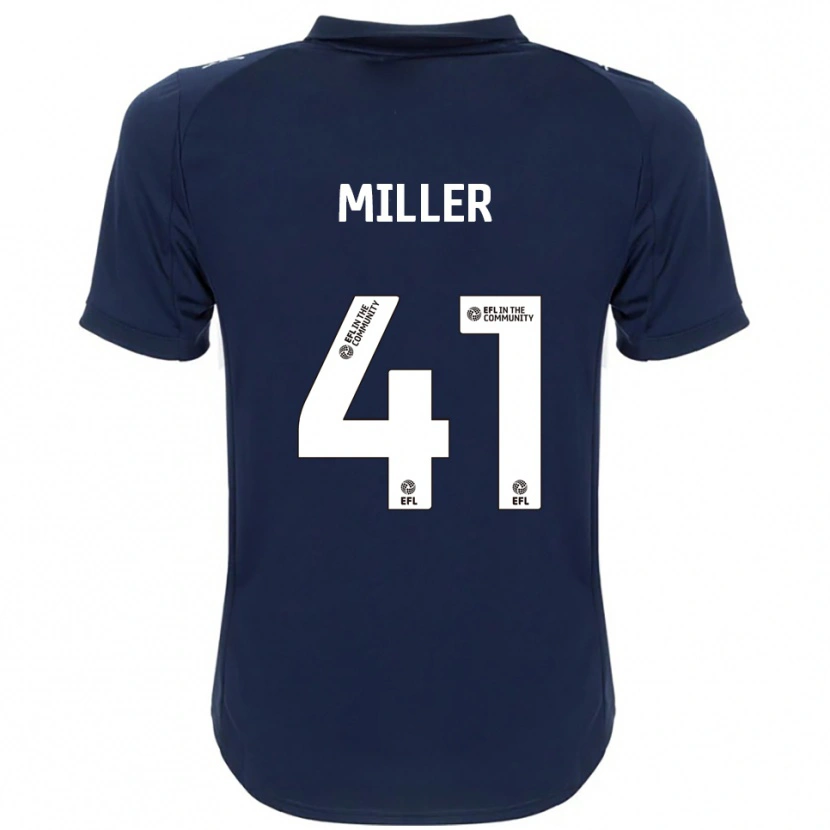 Danxen Kinder K'marni Miller #41 Marine Weiß Auswärtstrikot Trikot 2025/26 T-Shirt