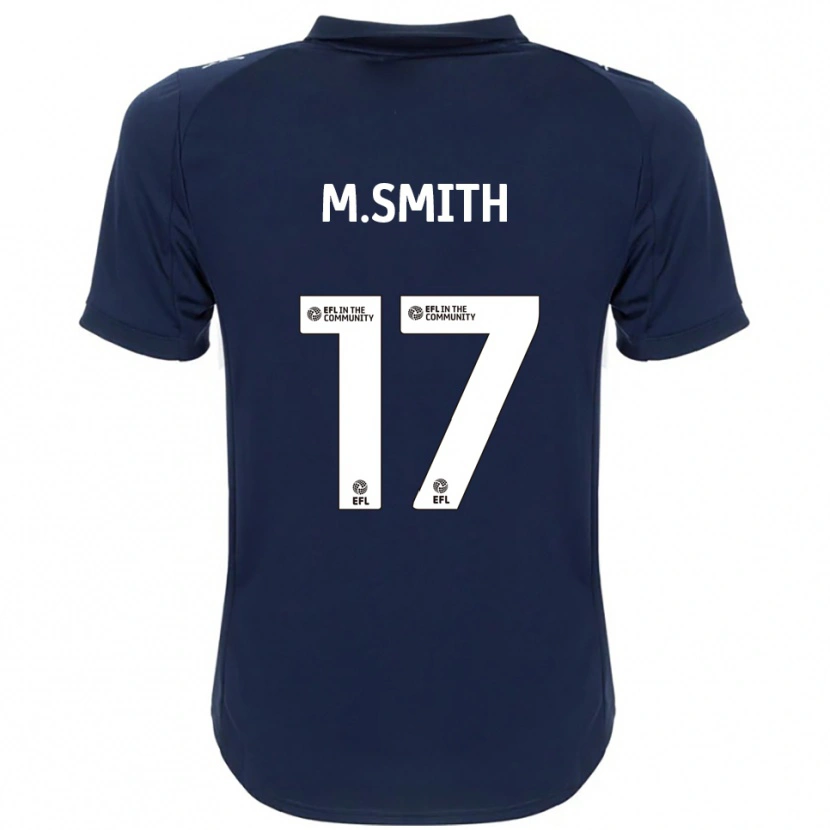 Danxen Kinder Matt Smith #17 Marine Weiß Auswärtstrikot Trikot 2025/26 T-Shirt