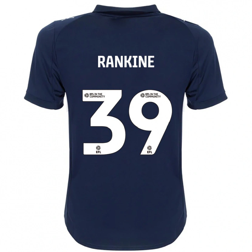 Danxen Kinder Dion Rankine #39 Marine Weiß Auswärtstrikot Trikot 2025/26 T-Shirt