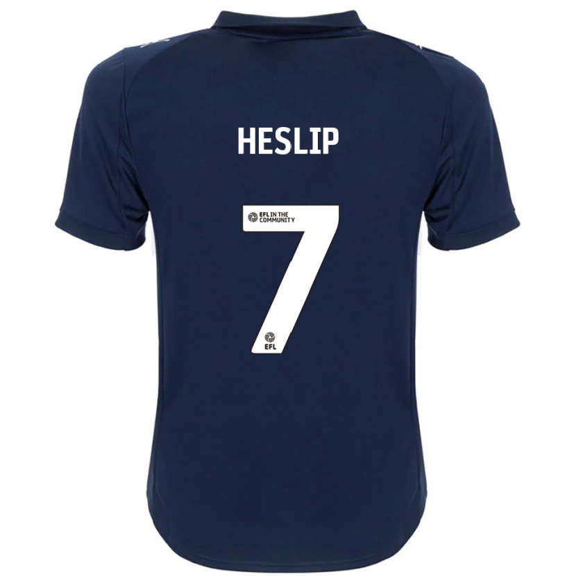 Danxen Kinder Laura Heslip #7 Marine Weiß Auswärtstrikot Trikot 2025/26 T-Shirt