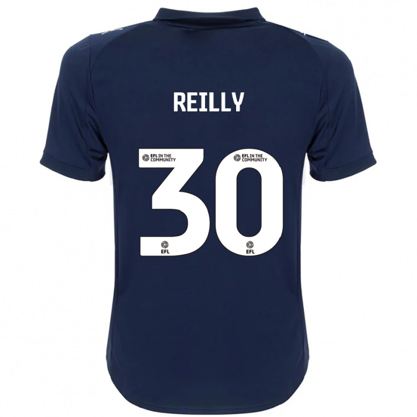 Danxen Kinder Jack Reilly #30 Marine Weiß Auswärtstrikot Trikot 2025/26 T-Shirt