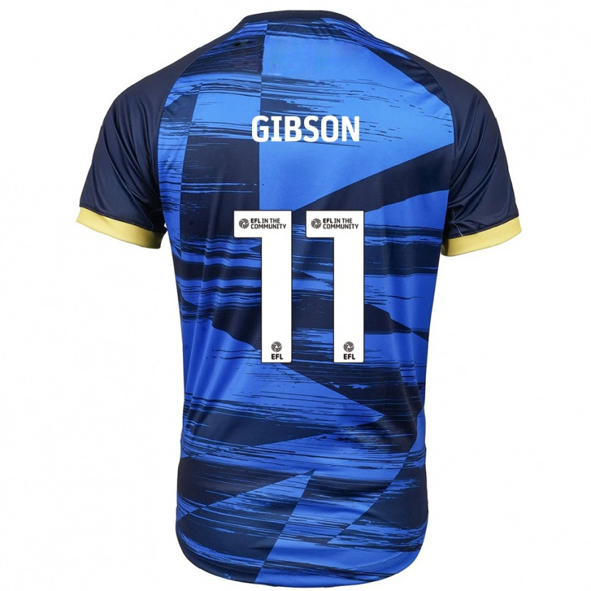 Danxen Kinder Jordan Gibson #11 Blau Marine Auswärtstrikot Trikot 2025/26 T-Shirt