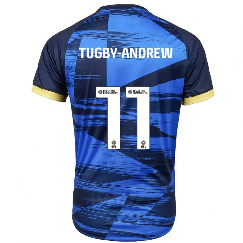 Danxen Kinder Lindsey Tugby-Andrew #11 Blau Marine Auswärtstrikot Trikot 2025/26 T-Shirt
