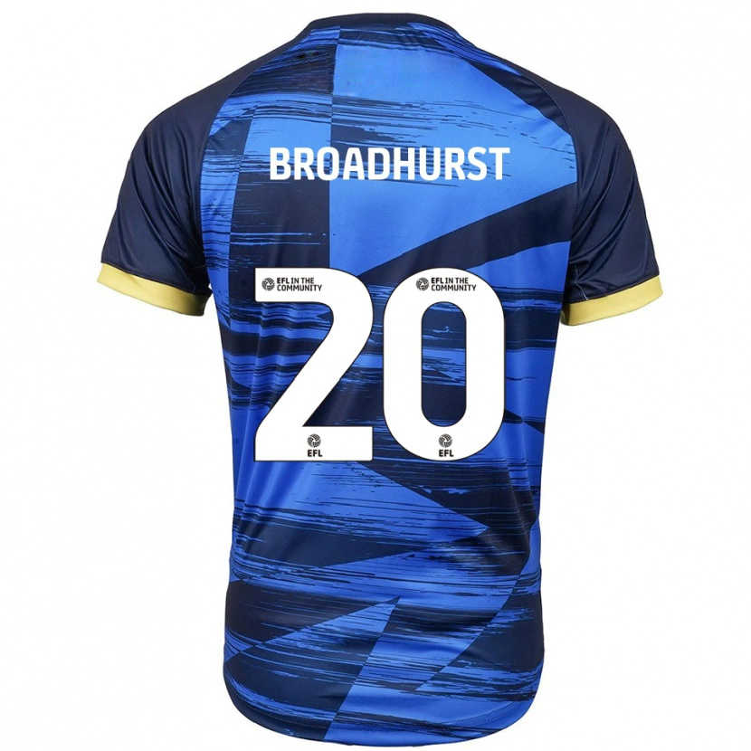 Danxen Kinder Lilli-Mae Broadhurst #20 Blau Marine Auswärtstrikot Trikot 2025/26 T-Shirt