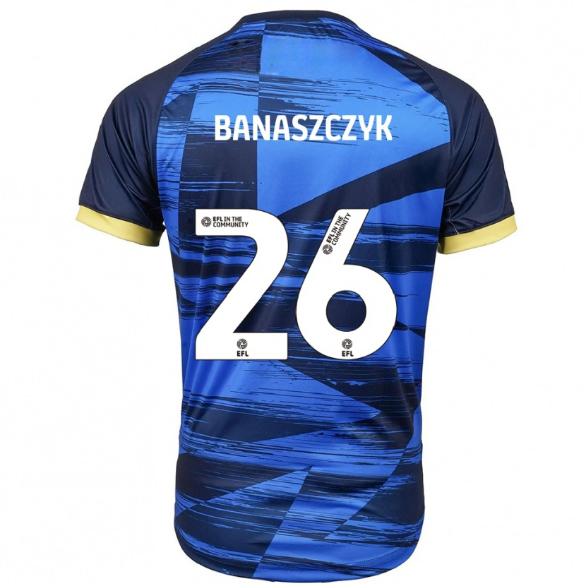 Danxen Kinder Natalie Banaszczyk #26 Blau Marine Auswärtstrikot Trikot 2025/26 T-Shirt
