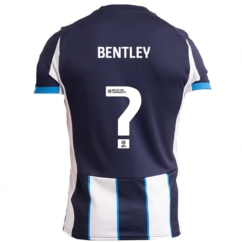 Danxen Kinder Kenzie Bentley #0 Weiß Marine Auswärtstrikot Trikot 2025/26 T-Shirt