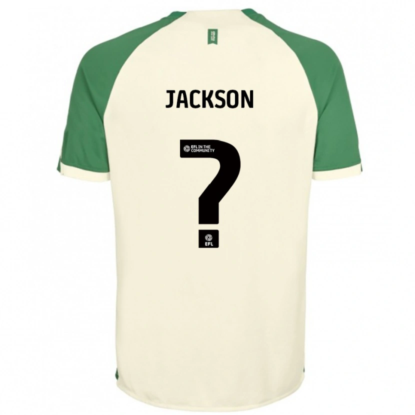Danxen Kinder Abbie Jackson #0 Cremeweiß Grün Auswärtstrikot Trikot 2025/26 T-Shirt