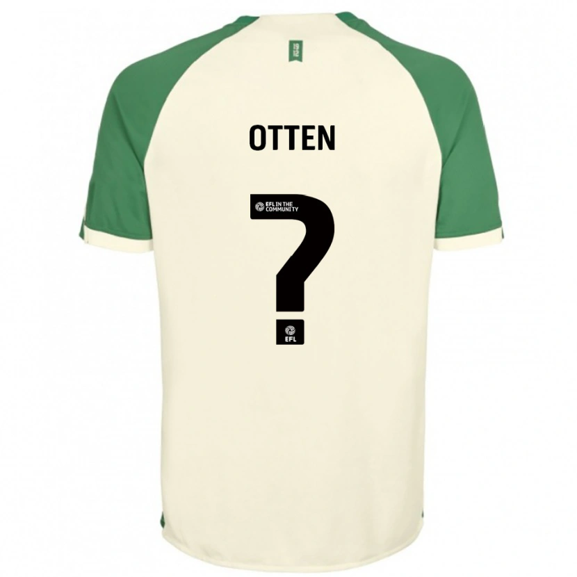 Danxen Kinder Gisela Otten #0 Cremeweiß Grün Auswärtstrikot Trikot 2025/26 T-Shirt