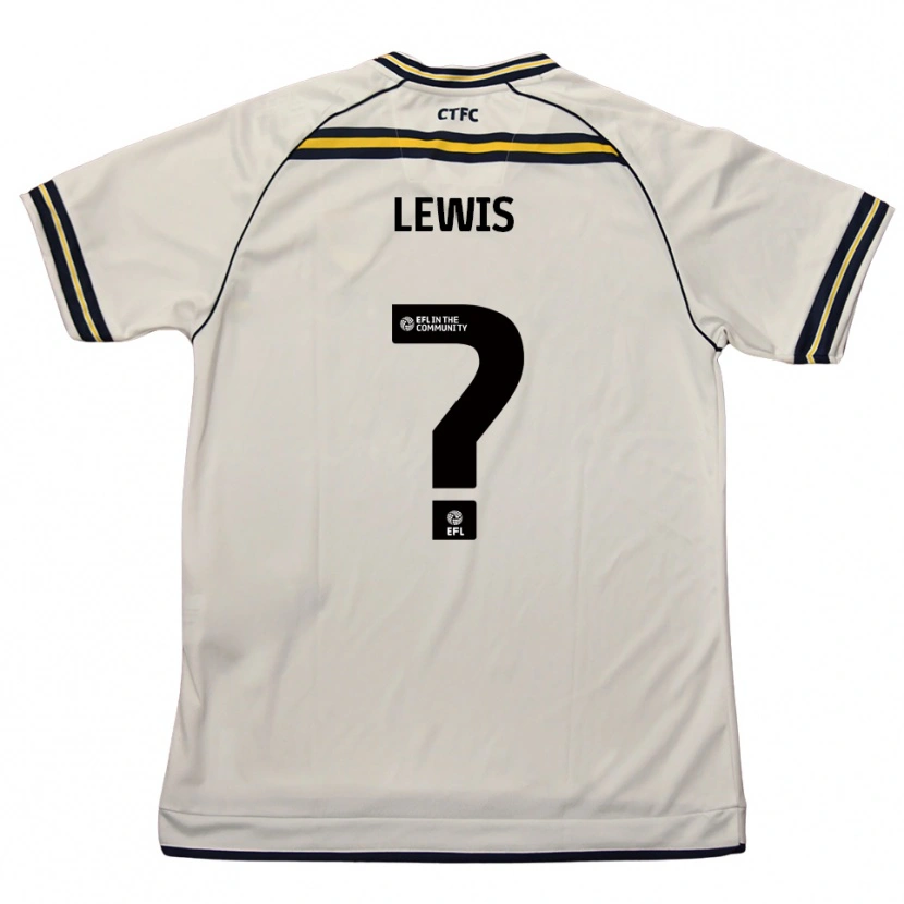 Danxen Kinder Eddie Lewis #0 Weiß Marine Auswärtstrikot Trikot 2025/26 T-Shirt