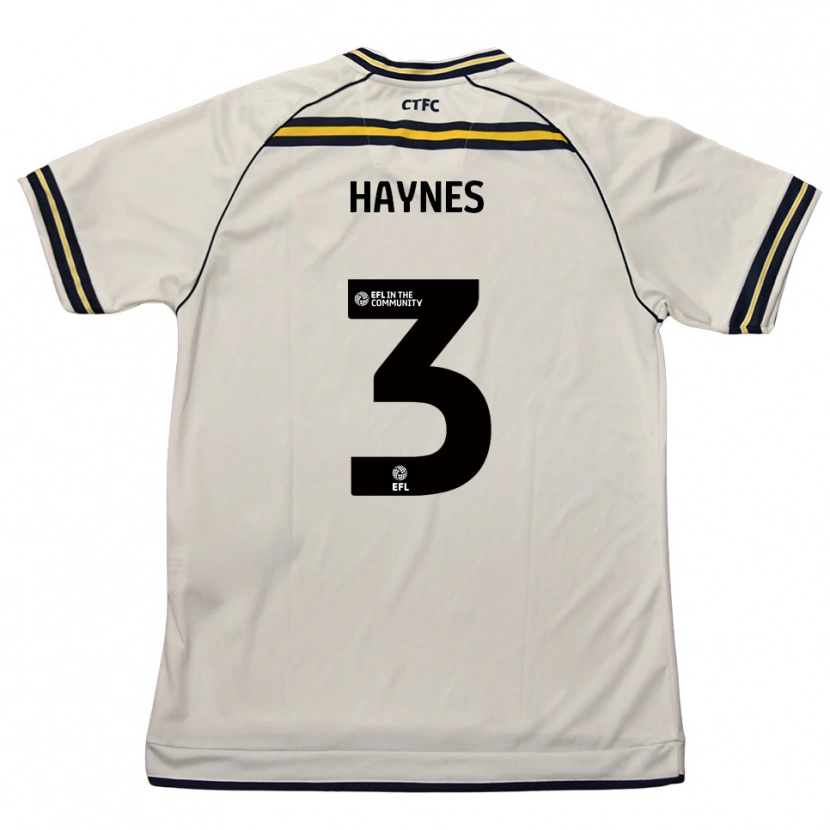 Danxen Kinder Ryan Haynes #3 Weiß Marine Auswärtstrikot Trikot 2025/26 T-Shirt