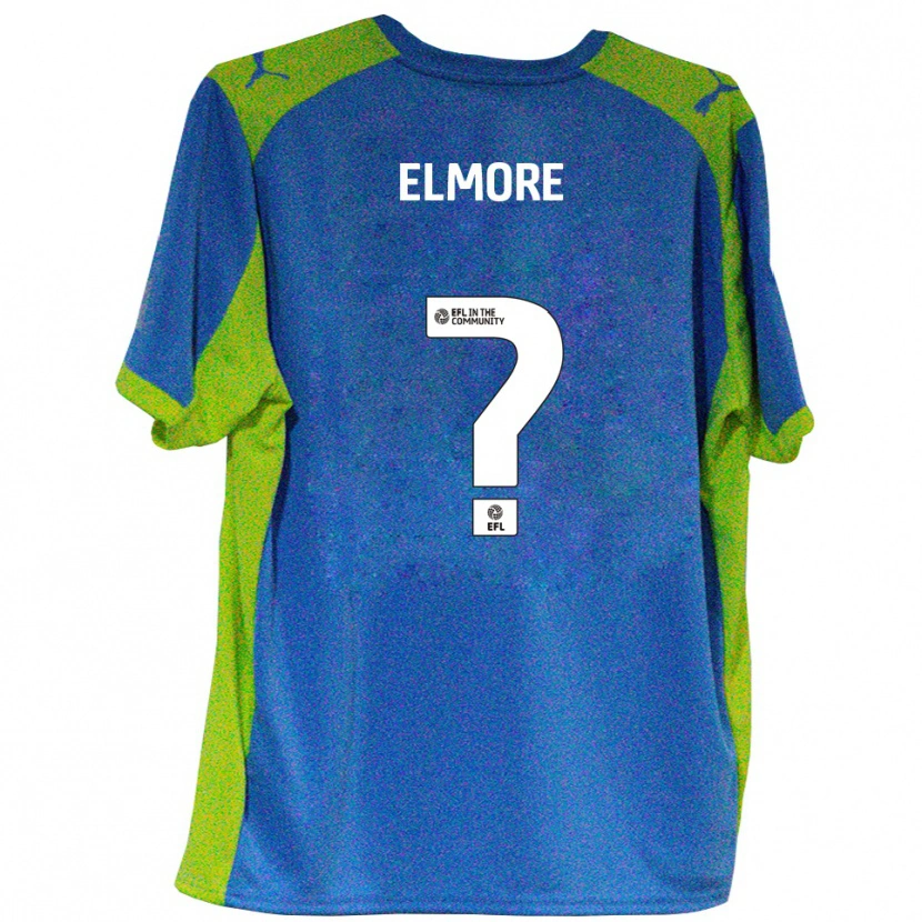 Danxen Kinder Harry Elmore #0 Himmelblau Gelb Auswärtstrikot Trikot 2025/26 T-Shirt
