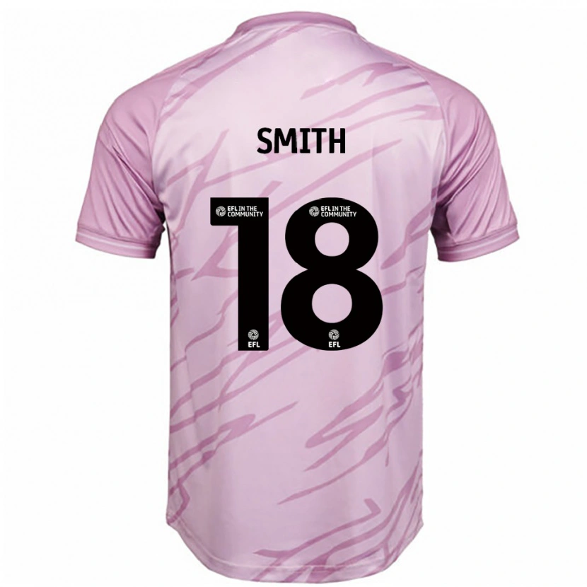 Danxen Kinder Katy Smith #18 Pink Schwarz Auswärtstrikot Trikot 2025/26 T-Shirt