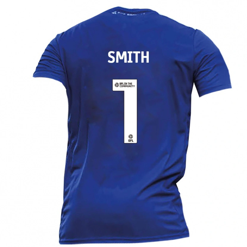 Danxen Kinder Grant Smith #1 Blau Weiß Auswärtstrikot Trikot 2025/26 T-Shirt