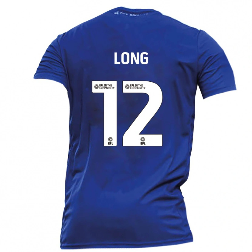 Danxen Kinder Sam Long #12 Blau Weiß Auswärtstrikot Trikot 2025/26 T-Shirt
