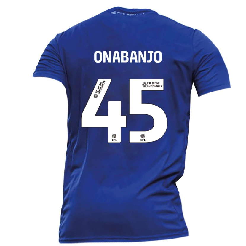 Danxen Kinder Remi Onabanjo #45 Blau Weiß Auswärtstrikot Trikot 2025/26 T-Shirt
