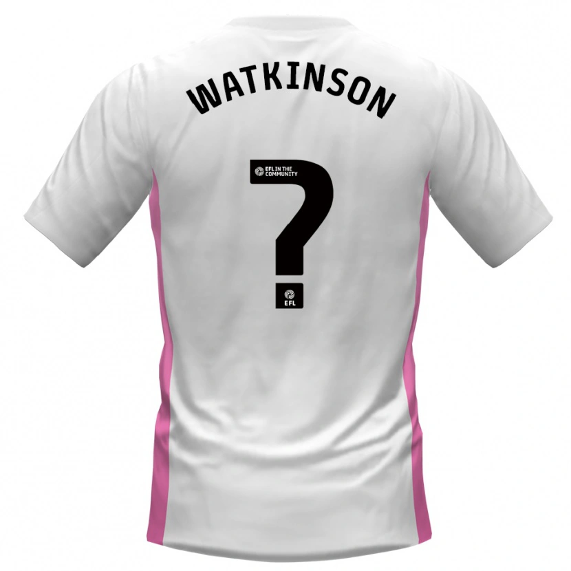 Danxen Kinder Maddie Watkinson #0 Weiß Rot Auswärtstrikot Trikot 2025/26 T-Shirt