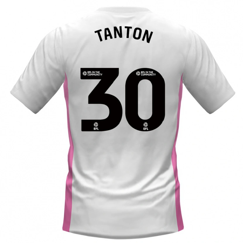 Danxen Kinder Devan Tanton #30 Weiß Rot Auswärtstrikot Trikot 2025/26 T-Shirt