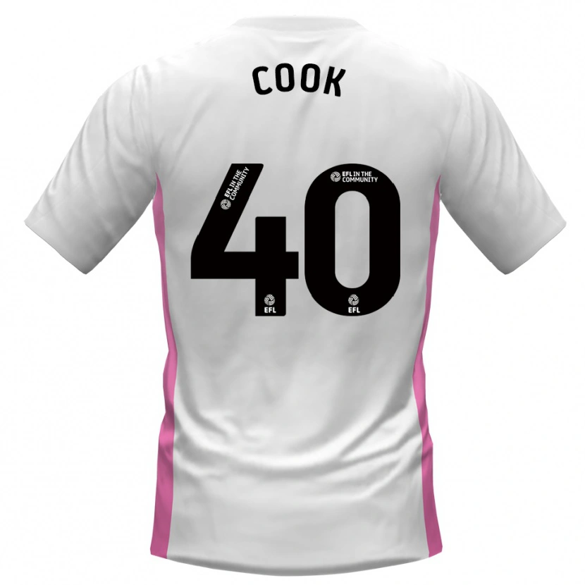 Danxen Kinder Connor Cook #40 Weiß Rot Auswärtstrikot Trikot 2025/26 T-Shirt