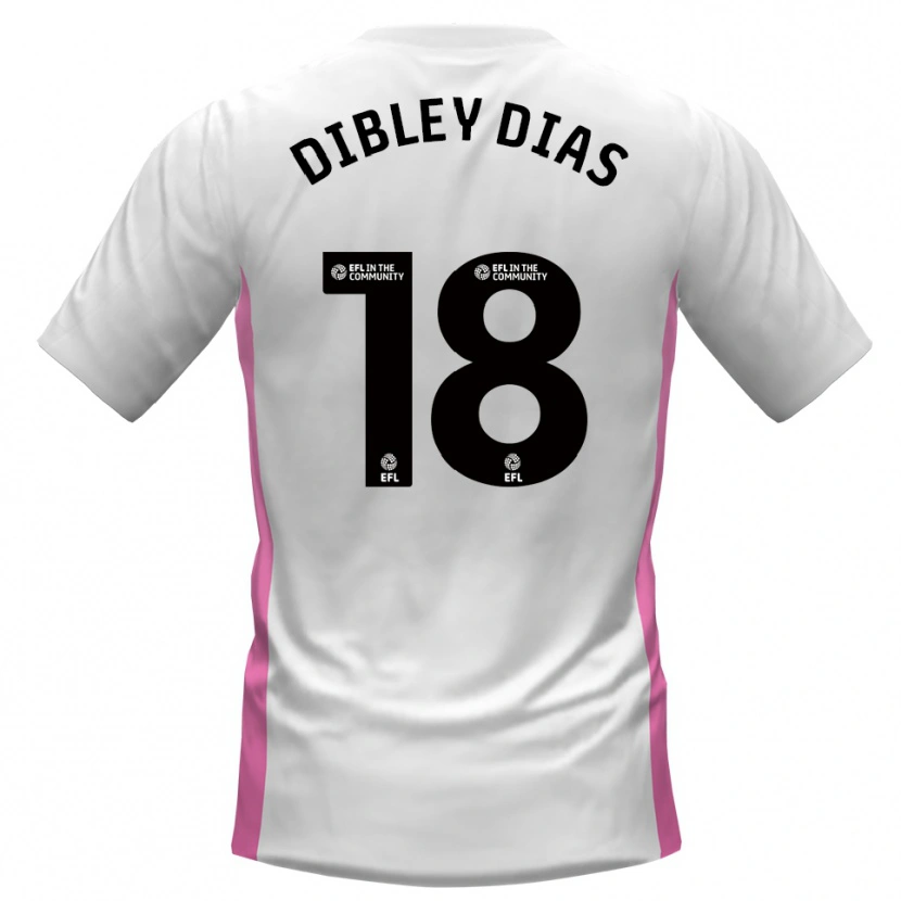 Danxen Kinder Matt Dibley-Dias #18 Weiß Rot Auswärtstrikot Trikot 2025/26 T-Shirt
