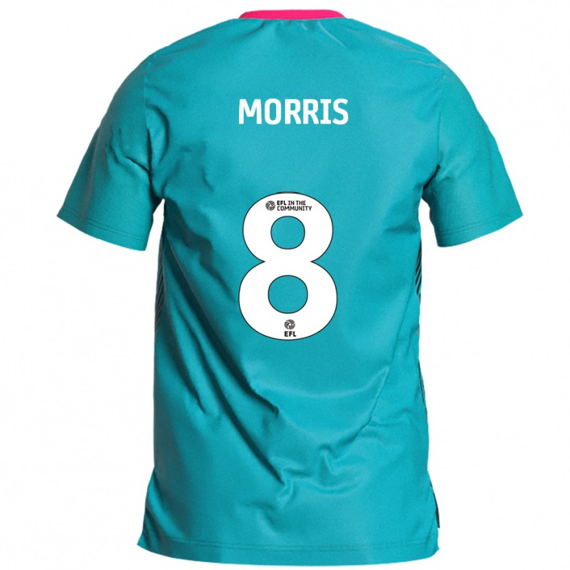 Danxen Kinder Bryn Morris #8 Himmelblau Pink Auswärtstrikot Trikot 2025/26 T-Shirt