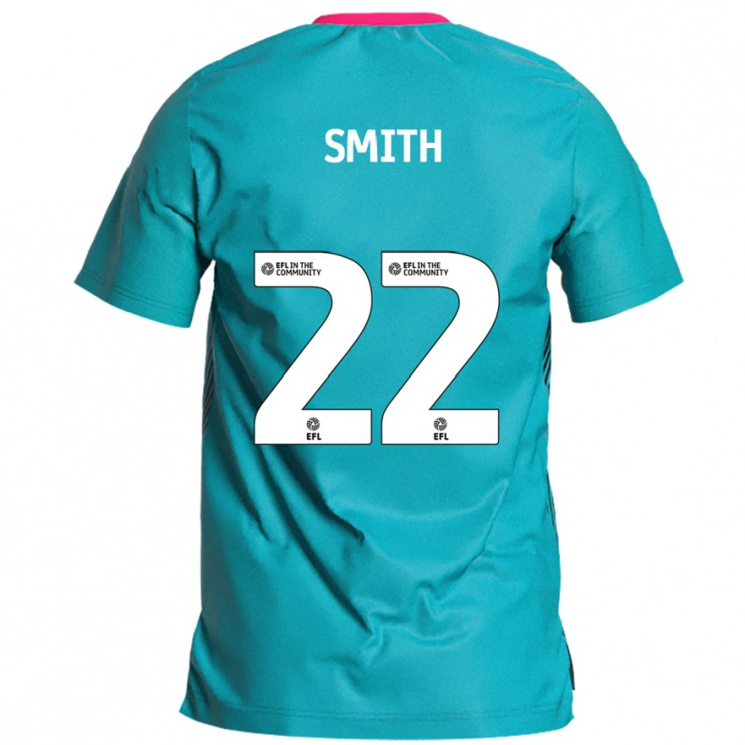 Danxen Kinder Reece Smith #22 Himmelblau Pink Auswärtstrikot Trikot 2025/26 T-Shirt