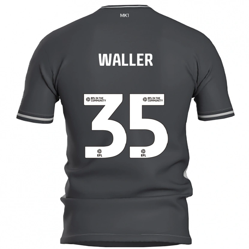 Danxen Kinder Charlie Waller #35 Grau Silber Auswärtstrikot Trikot 2025/26 T-Shirt
