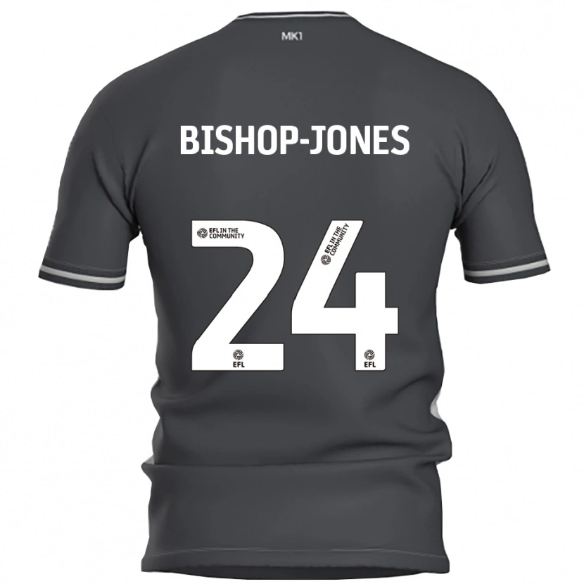 Danxen Kinder Ruby Bishop-Jones #24 Grau Silber Auswärtstrikot Trikot 2025/26 T-Shirt